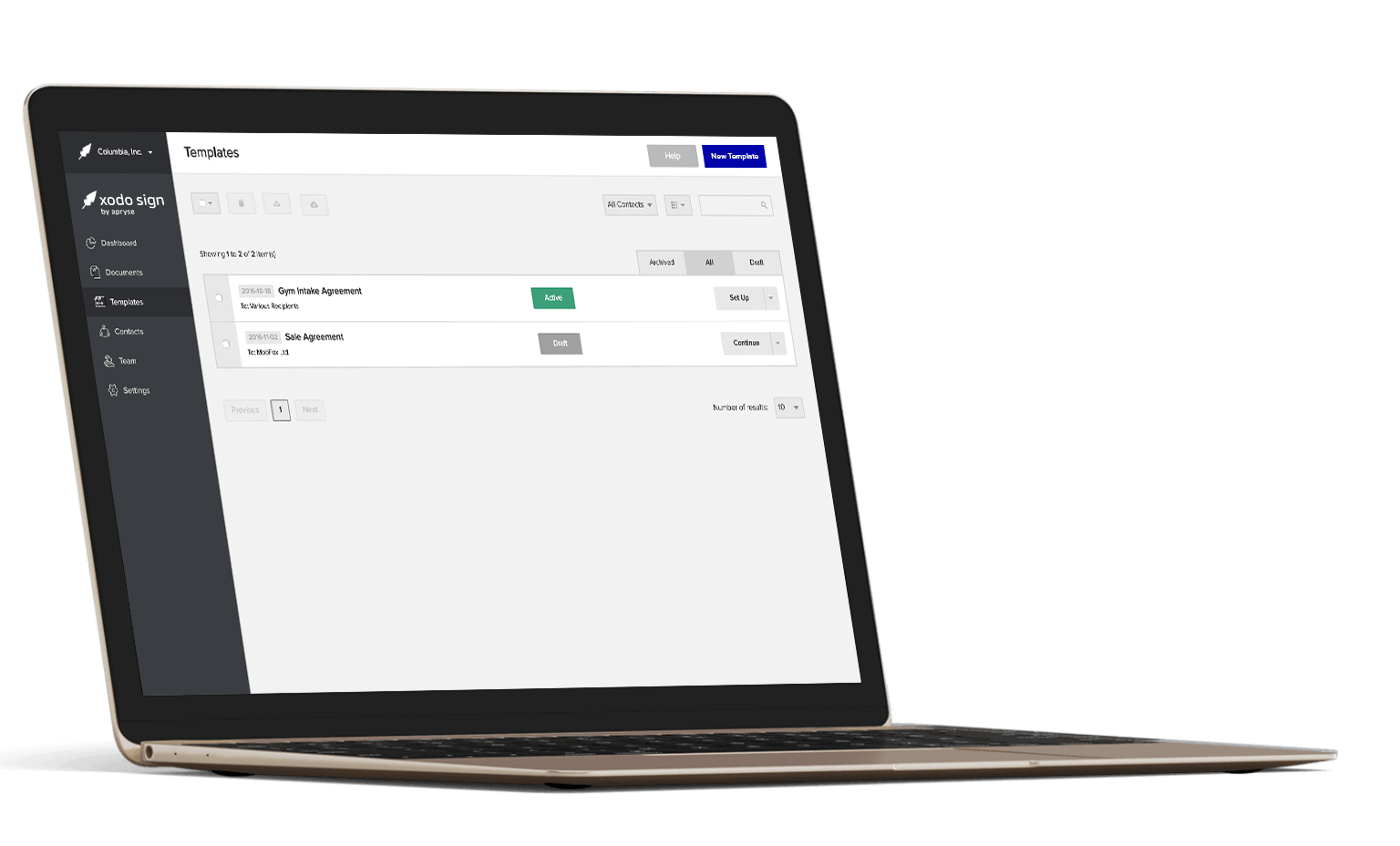 Save time with reusable e-signature templates in Xodo Sign