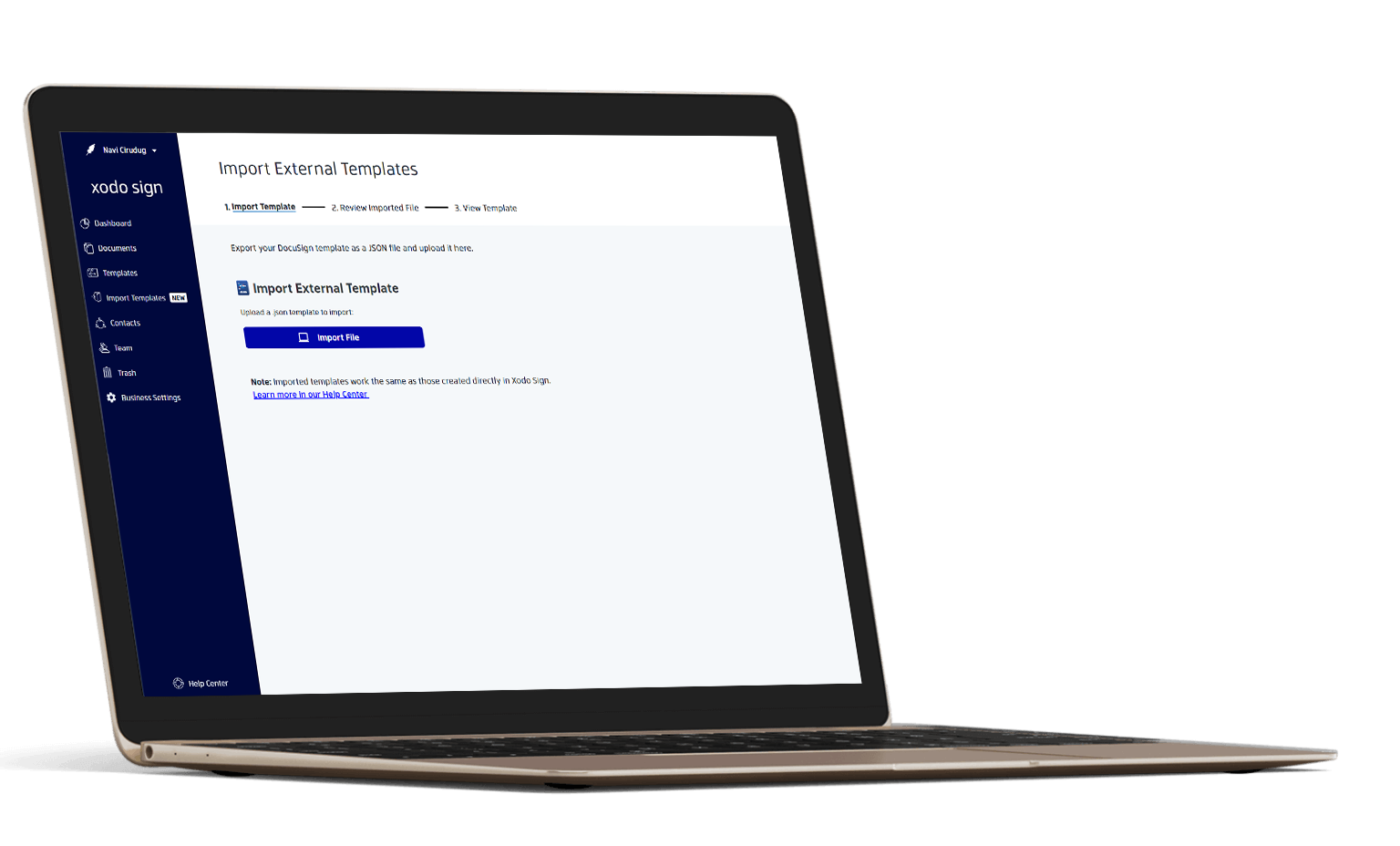 Seamlessly integrate Docusign templates into Xodo Sign